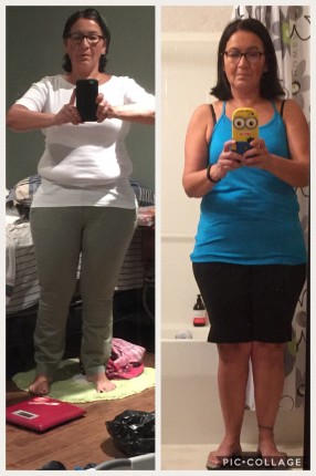 20 lbs down doing DietBet & following @fatgirlfedup. What an inspiration Lexi is. Even :ca: lo