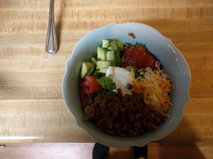 Taco salad. A delicious and easy go-to dinner!