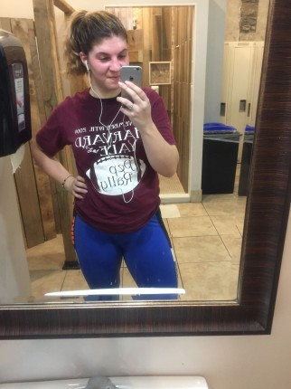 NSV today: Feeling like a badass at the gym & not caring what anyone else is thinking- just here