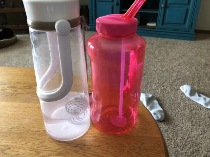 These two every day!!!!!! Total of 122 oz....