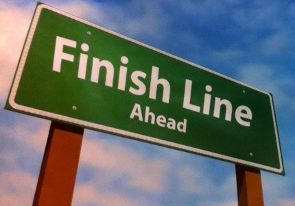 We are within a week of our deadline. Reevaluate your goals. Don’t let up! Instead push harder. Reac