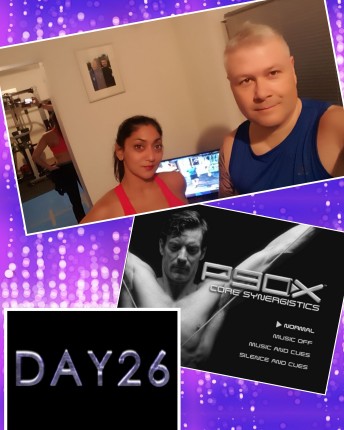 It's day 26! Recovery week is almost over.... I am looking forward to phase 2. We did core synergist