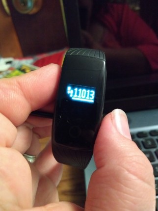 I amazed myself today :) did amazing on steps. Did laps in the gym with my toddler class and then di