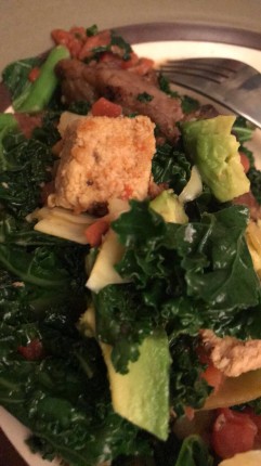 Late dinner but at least a healthy one ????