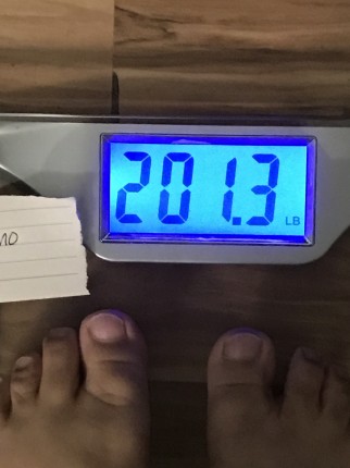 2.1 more pounds to go. I might make it this time.