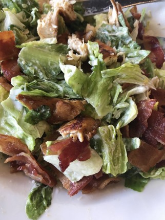 Chicken Caesar salad at Denny’s!! Lunch was great. Fasting till tomorrow.