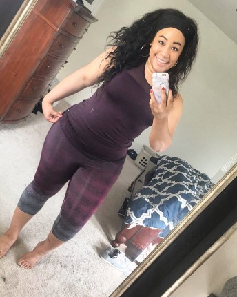 Workouts are better when your outfit is cute! :muscle:???? shoutout to target!