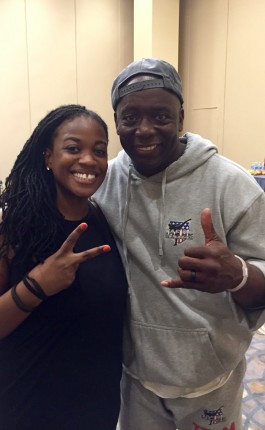 I worked out for 2 days straight 7 hours a day training with Billy Blanks and I hurt all over :tired