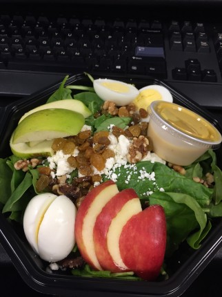 I worked out for an hour and a half this morning and this is lunch. Got to get these extra over my i