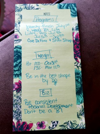 I wrote down some of my goals last week and this transformer is perfect because my 150s weight goal