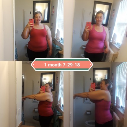 Left is before and right is after. I did so well up until this point (last Sunday). This week I have