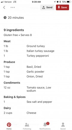 Crustless Crockpot Pizza