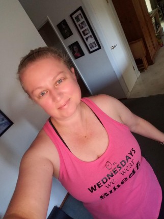 45 minute Peloton ride. I rode yesterday too. Gonna get some some strength training in today too.