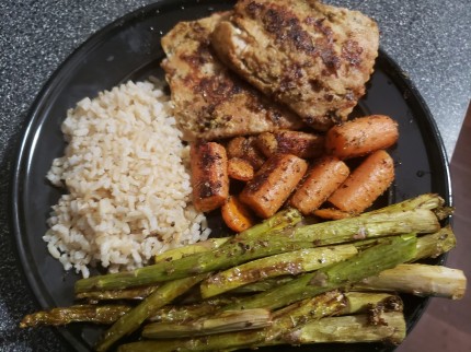 My dinner tonight! So yummy