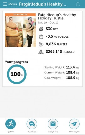 Yes made it.. Hope to lose a little bit more before the official "weigh-out"