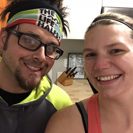 Went to the gym with the hubby tonight!!! Did a weight training circuit!! Loved it!