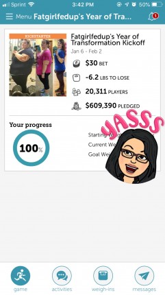 This was my very 1st DietBet that I joined and I’m glad I did! Seeing my progress weekly was very re