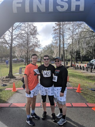 Completed a 5k with my family today. The Undy RunWalk supporting the Colorectal Cancer Alliance.