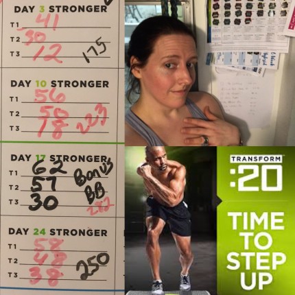 Transform 20 is kicking my ass this week. But I’m going to keep showing up!