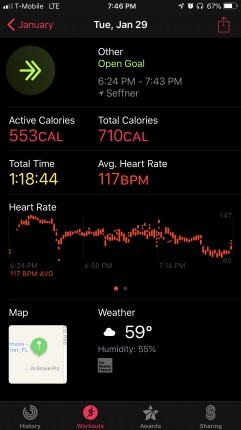 Felt good to be back in the gym tonight. Did 30 minutes of cardio and then worked on upper body