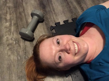 Another workout in! I’m a day behind already but keeping it going!!!