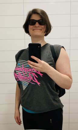 This is the face of a woman who successfully turned down gas-station ice cream :icecream::muscle: Le