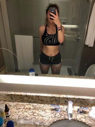 I walked 18 miles the last 2 days on vacation. I’m sore. I ate relatively okay (minus the vegan Taco