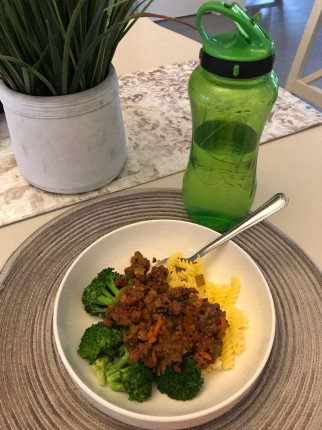 Healthy choices, and chugging all the water!!!