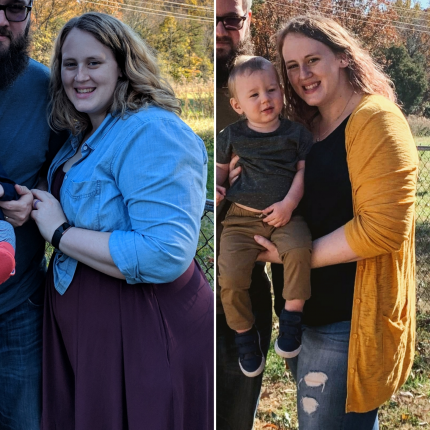 One year difference. 30 pounds down. Instagram is flynn_and_gym