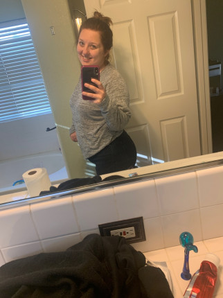 Non scale victory today! Down one pant size! And fit into a medium shirt! Can’t remember when I did