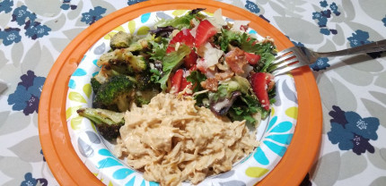 I love to cook but more recently I have changed the way I eat. Incorporating more veggies and water