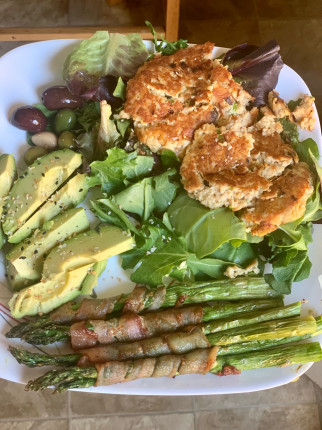 Tonight’s dinner. I am eating One Meal A Day.