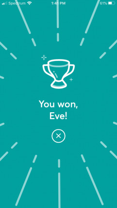 Quite a push this past week to do it, but weighed in one pound under goal today! Hooray!