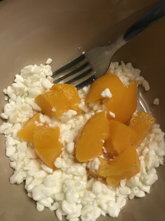 One of my favorite breakfasts as a kid was peaches and cream cereal with peaches in it my trade out