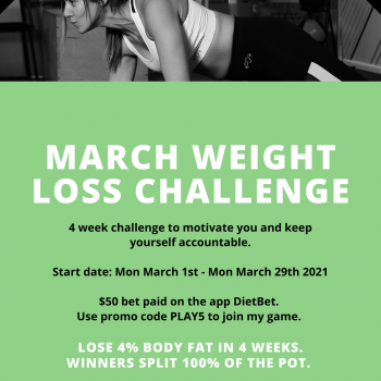 March Weight Loss Challenge