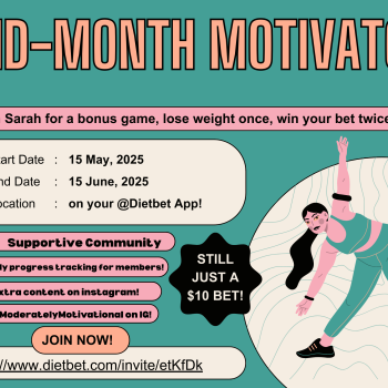 Sarah's Mid Month Motivator!