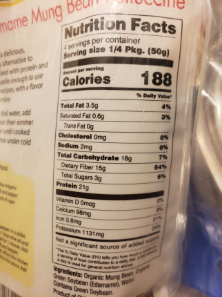 If any of you are a fan of noodles, the nutritional make-up of these has allowed me to enjoy pasta a