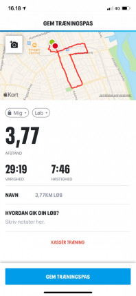 First run after birth...