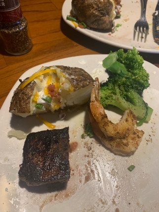 Total NSV!My husband and I finished our date weekend at outback, where I decided before I got my foo