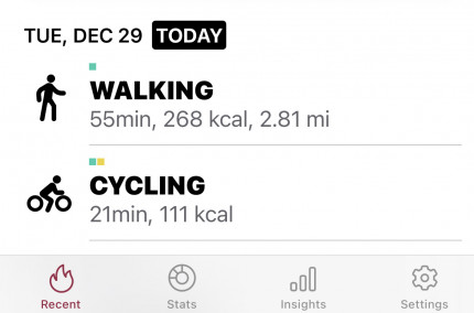 Two quick and easy workouts for today are done.