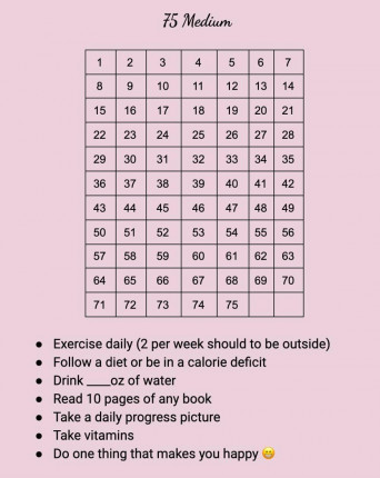 75 hard was always really overwhelming for me, so I am looking forward to starting this instead!