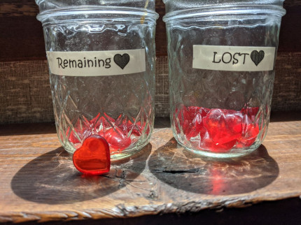 This is exciting! My Lost jar has more pieces in it than the remaining jar!!