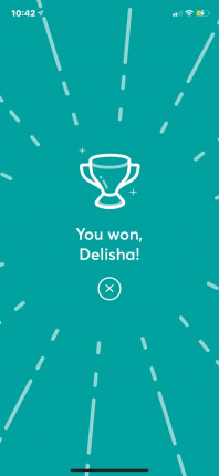 This is the first diet bet I’ve won in about a year and it took every bit of effort I had. I’m so ha