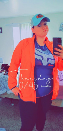 Went for a 40 min walk this morning with my momHave kept all food choices healthy today..Dinner will