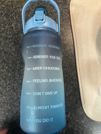 I second the drink more water comment. I use this to keep me on track. In combination with the Inter