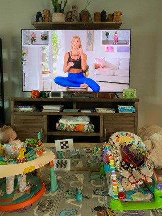 I’m just documenting that I ate super healthy yesterday and I did my first post natal workout today