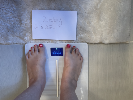 It is on hard floor. It’s too close to. Bathroom mat apparently. I’ve taken every weigh in the same