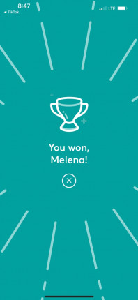 It was a close one but I am so proud that I did it!!! Good luck everyone and Happy Monday!!!