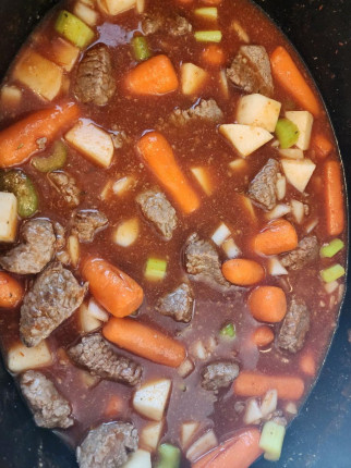 Weighed in this morning, which means diet starts now! I've started some crock pot keto beef stew for