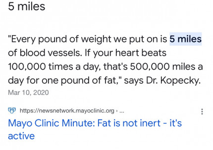 I may not make it, but I am trying. Meanwhile, remember this the next time you think I only lost 1 l